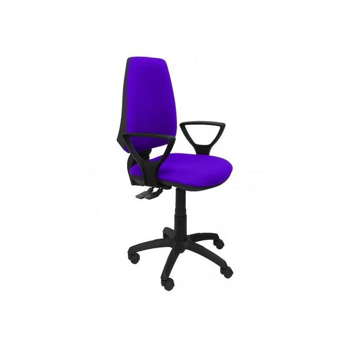 Silla Piqueras Y Crespo Elche S Brazos Fijos Mecanismo Sincro De Doble Maneta Gran Confortabilidad Regulable En Altura Ruedas De Nylon Asiento Y Respaldo Tapizado Bali Lila