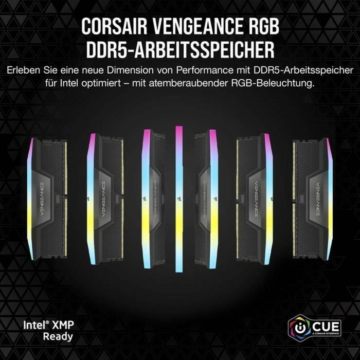 Memoria RAM Corsair 16 GB DDR5 SDRAM DDR5 5200 MHz CL40 5 Memoria RAM Corsair 16 GB DDR5 SDRAM DDR5 5200 MHz CL40 5