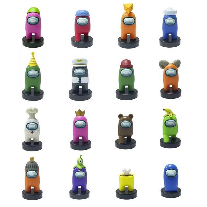 Bizak Figuras Among Us S2 Caja con 2 Figuras - 16 Modelos para Coleccionar