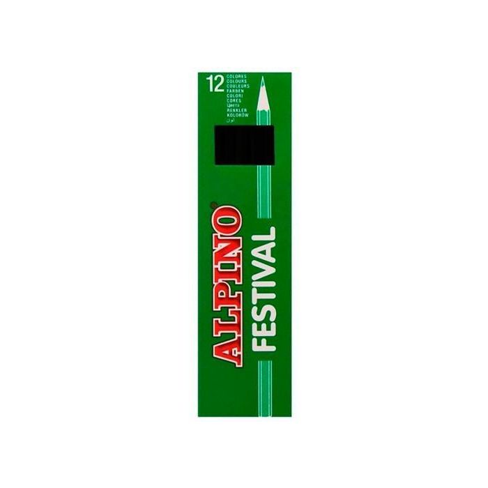 Alpino Lápices De Colores Festival Negro Caja 12 Ud Alpino Lápices De Colores Festival Negro Caja 12 Ud