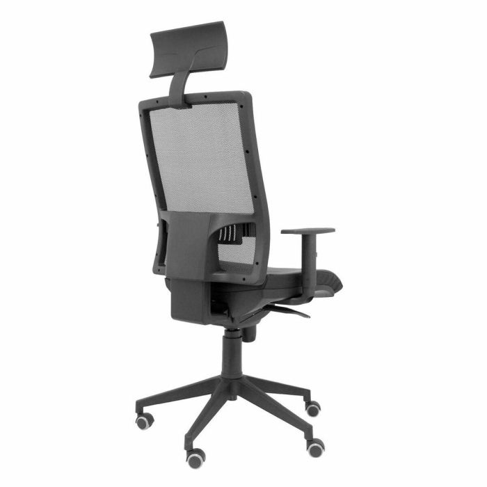 Piqueras Y Crespo Silla Horna Giratoria Sincro B-Regulables Malla Asiento Tejido Bali Negro Sin Cabecero 1