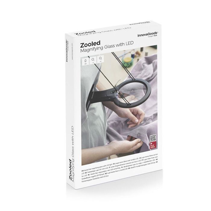 Lupa Manos Libres con luz LED Zooled InnovaGoods 1