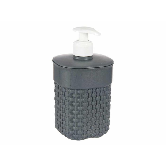 Dosificador plástico baño 580 ml antracita - Berilo 9x16.5x9 cm (36 Unidades) 1 Dosificador plástico baño 580 ml antracita - Berilo 9x16.5x9 cm (36 Unidades) 1