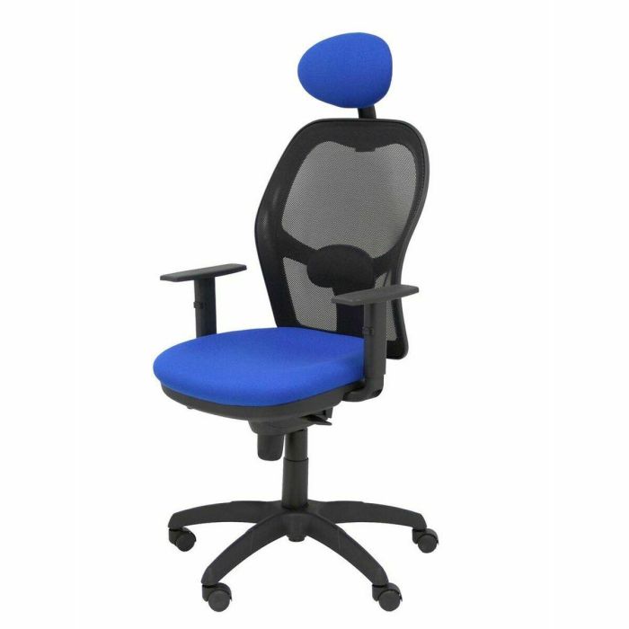 Silla de Oficina con Cabecero Jorquera P&C 15SNBALI229C Azul 2