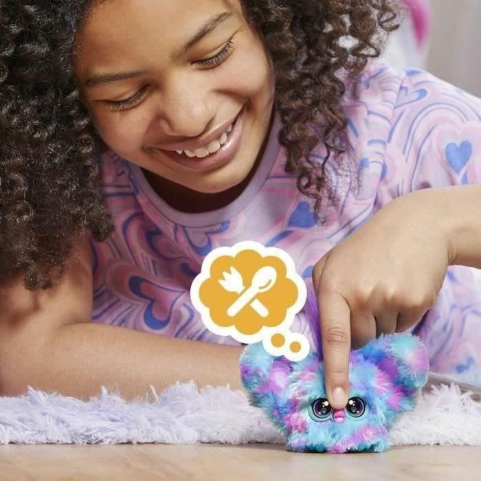 HASBRO Furby Mer-May Furblet Mini Electrónico K-pop con Clip de Llavero, +45 Melodías y Sonidos 1