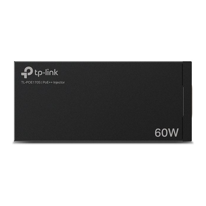 TP-Link Inyector PoE++ Gigabit TL-POE170S, 60W, IEEE 802.3af/at/bt, 2 Puertos 10/100/1000 Mbps, Fuente Integrada, Montaje Pared/Escritorio, Para VoIP, Cámaras IP
