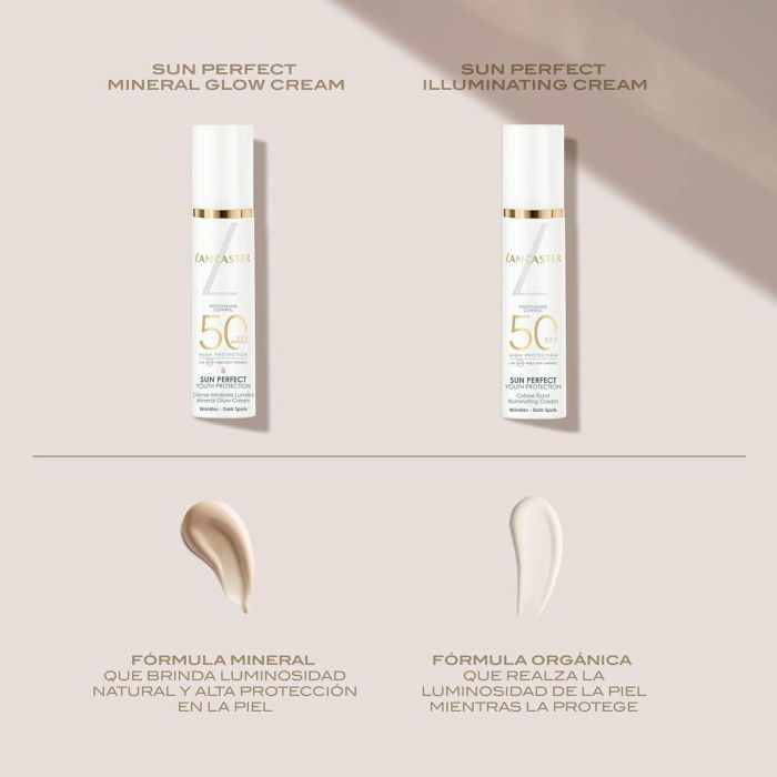 Lancaster SUN PERFECT Crema Iluminadora Mineral SPF50 30 ml - Protección Solar, Antiedad, Piel Sensible 3 Lancaster SUN PERFECT Crema Iluminadora Mineral SPF50 30 ml - Protección Solar, Antiedad, Piel Sensible 3