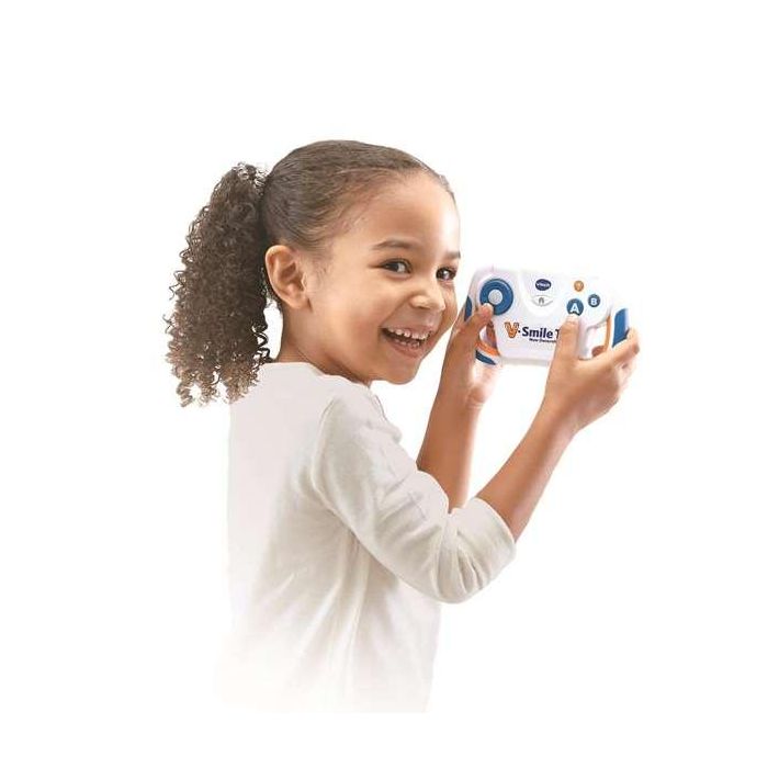 Vtech Videoconsola V.Smile TV Nueva Generación, Consola Educativa con 6 Mundos para Niños de 3 a 7 años, usa 2 pilas AA 2