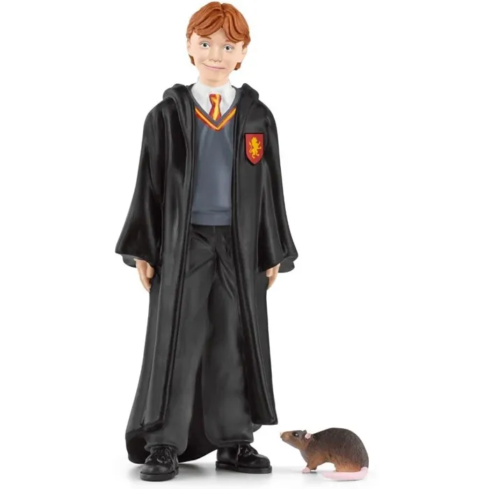 Schleich 42634 Ron y Scabbers Figura de Harry Potter 1