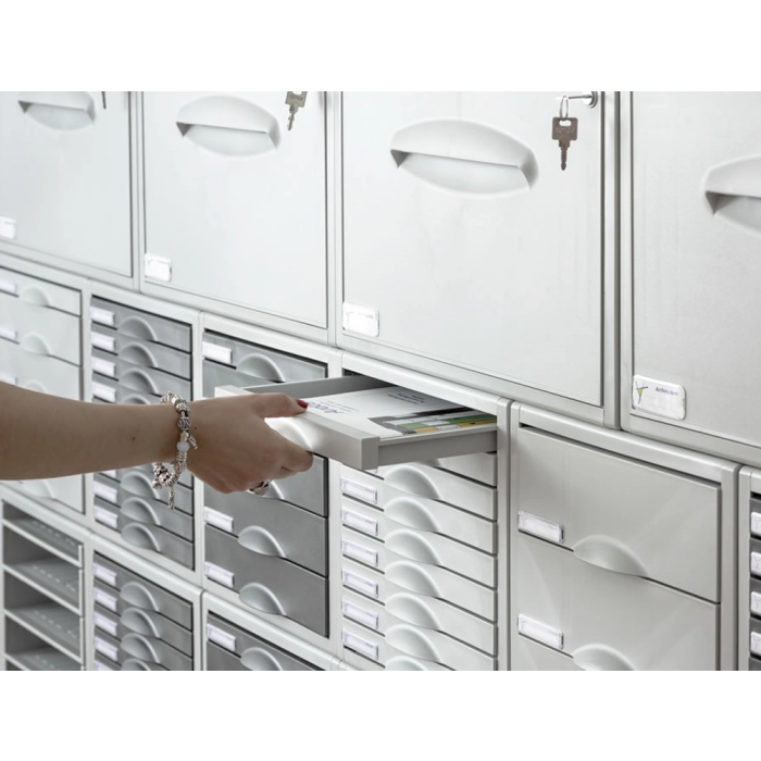 Archivo 2000 Fichero sobremesa 8409c 9 cajones 356x316x303 mm gris 4