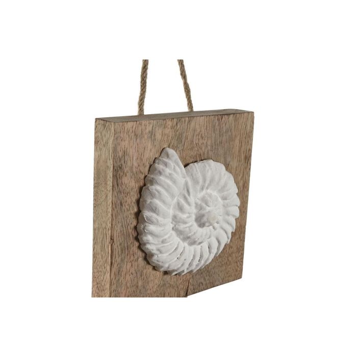 Decoración Colgante Home ESPRIT Blanco Natural Mediterráneo 15,5 x 4 x 80 cm (2 Unidades) 3