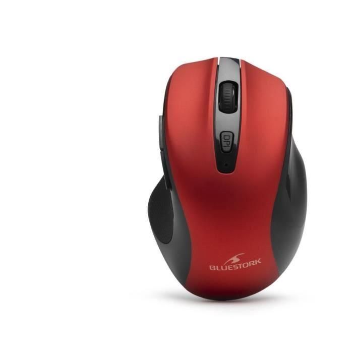 Ratón Inalámbrico - BLUESTORK - OFFICE 75 - Recargable - PC/MAC - Rojo Ratón Inalámbrico - BLUESTORK - OFFICE 75 - Recargable - PC/MAC - Rojo