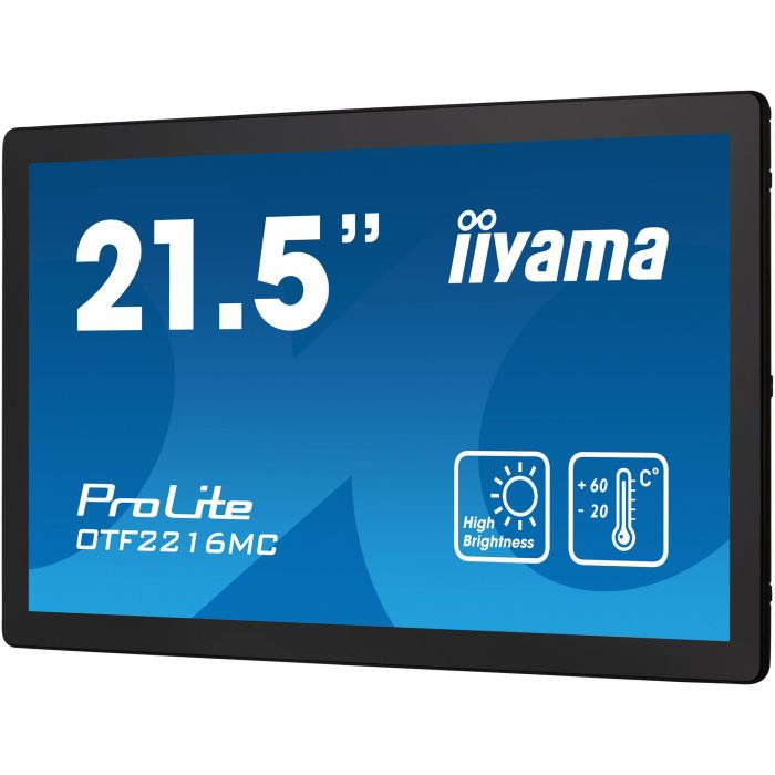 iiyama OTF2216MC-B1 Monitor Táctil 21.5" Full HD 1920x1080 LCD VA M-Touch HDMI DP USB Negro 7