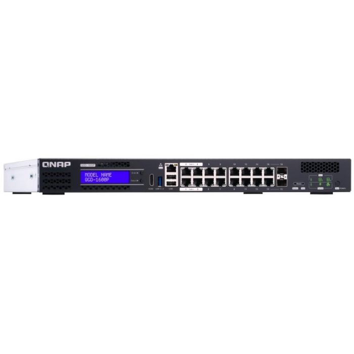 QNAP QGD-1600P-4G Switch PoE Gestionado 16+4 Puertos Rack Mountable 1
