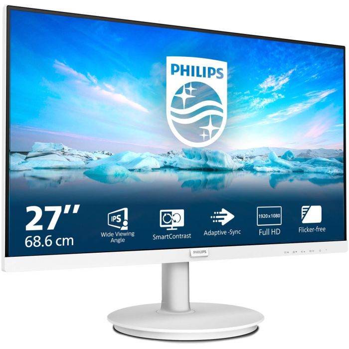 Philips Monitor 271V8AW 27" Full HD Blanco con Altavoces Integrados y Tecnología IPS 1 Philips Monitor 271V8AW 27" Full HD Blanco con Altavoces Integrados y Tecnología IPS 1