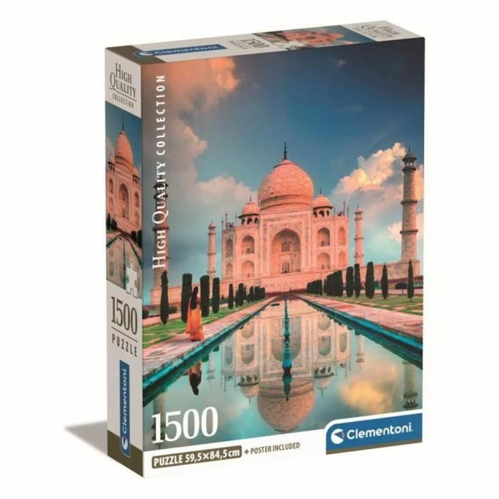 Clementoni Puzzle Taj Mahal 1500 Piezas, Alta Calidad, Tamaño 59,2x84,3cm 0 Clementoni Puzzle Taj Mahal 1500 Piezas, Alta Calidad, Tamaño 59,2x84,3cm 0