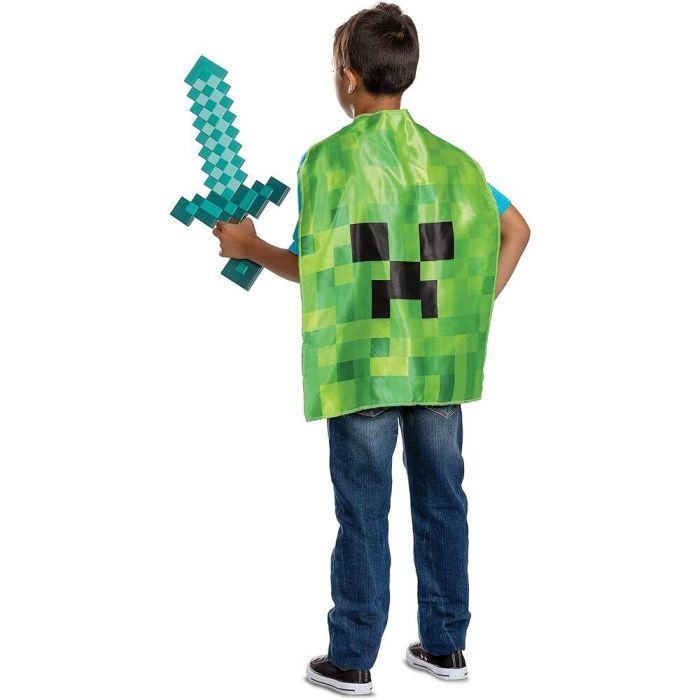 Jakks Pacific 156239 Pack de Espada y Capa del Videojuego Minecraft para Niños +3 Años 1
