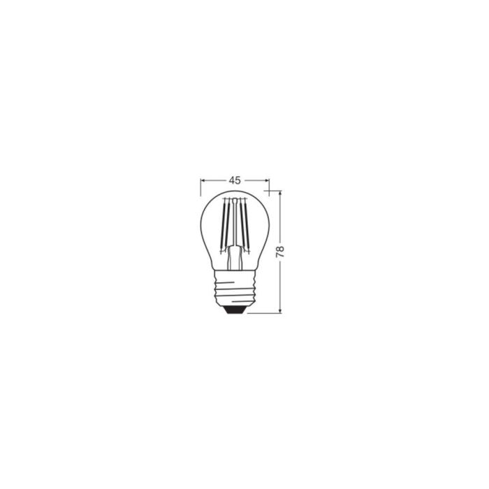 [LVE-4099854077968] Ledvance/Osram Bombilla LED "Classic" E27 4,2W 470Lm 2700K 300º IP20 Regulable 1