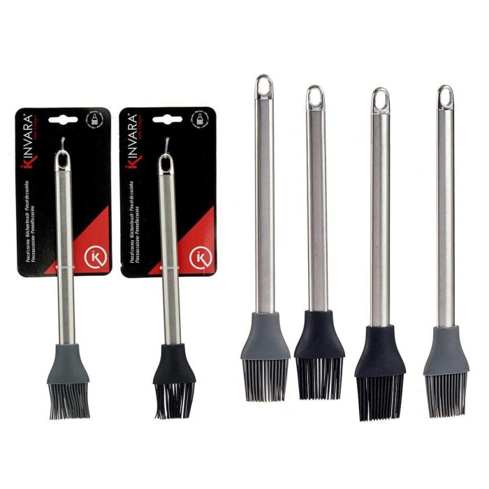Pincel de Cocina Acero Inoxidable y Silicona Kinvara - 32 cm (36 Unidades) Pincel de Cocina Acero Inoxidable y Silicona Kinvara - 32 cm (36 Unidades)