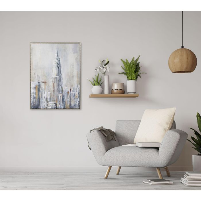 Cuadro Loft DKD Home Decor Gris Azul 2.4 x 80 x 60 cm (2 Unidades) 4 Cuadro Loft DKD Home Decor Gris Azul 2.4 x 80 x 60 cm (2 Unidades) 4