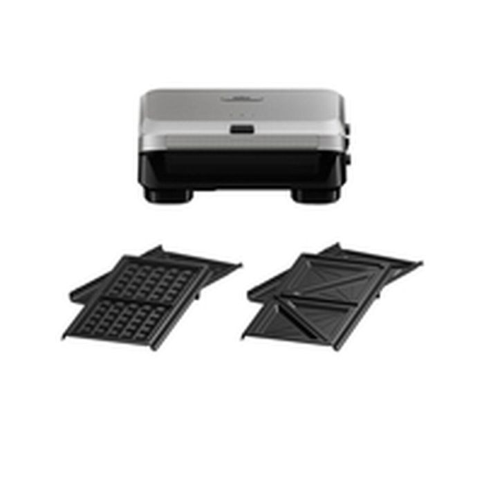 Braun SM5005 Sandwichera Eléctrica y Parrilla de Contacto Serie 5, 800W de Potencia, Diseño en Acero Inoxidable y Negro. 5
