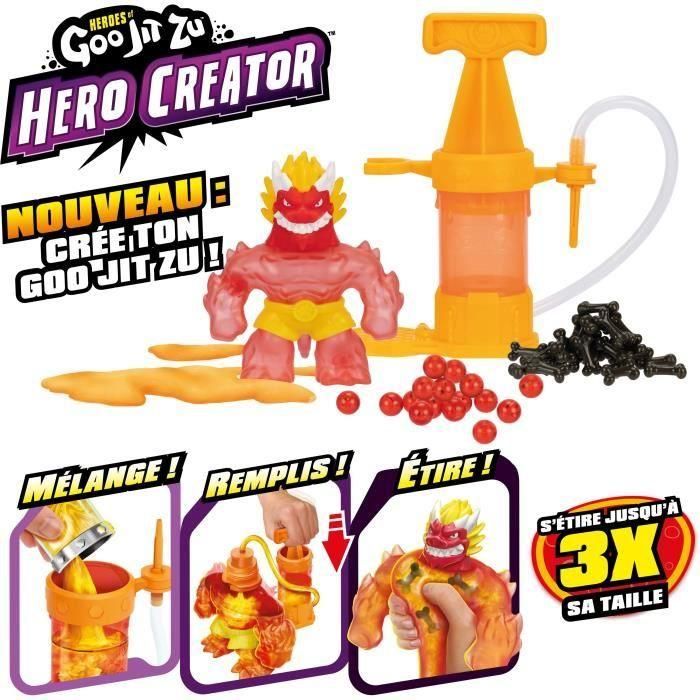 Figura Hero Creator Blazagon 11cm - HERoeS OF GOO JIT ZU - Kit de creación de texturas personalizadas 1