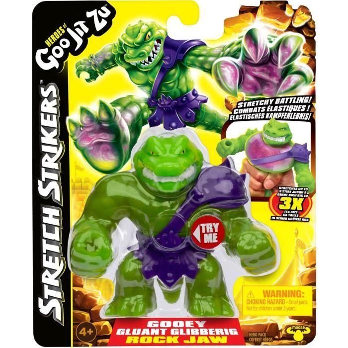 Figura Stretch Strikers 11cm (Random Asst) - HEROeS OF GOO JIT ZU - Héroes babosos con armadura de guerrero 4