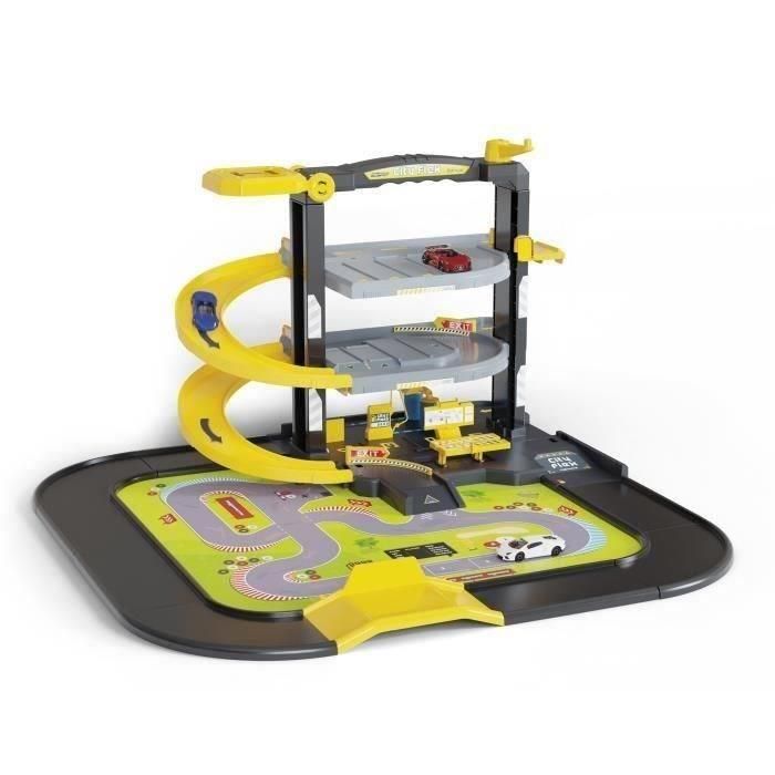 Majorette SMO3032160113297 - Garage City Flex + 5 Vehículos de Juguete para Niños a partir de 3 Años