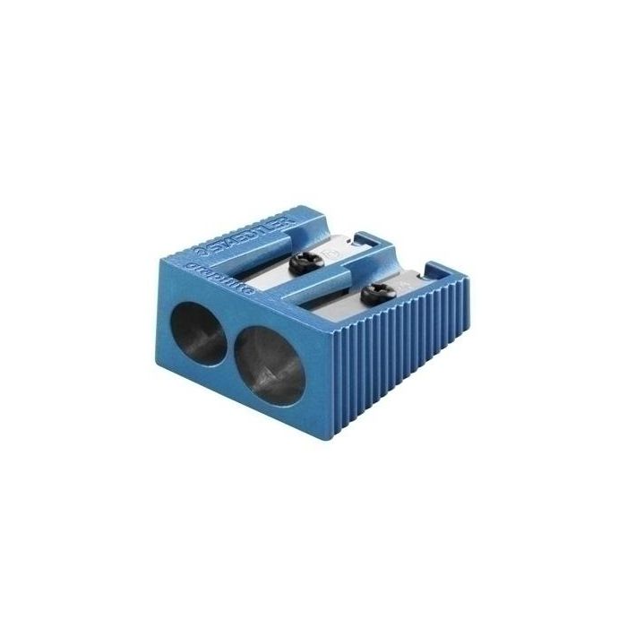 Afilalapiz Metalico Staedtler Cuña 2 Usos Col. Surtidos 20 unidades