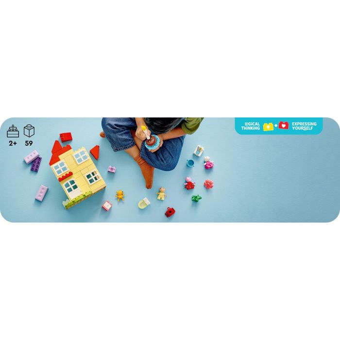 LEGO 10433 DUPLO Fiesta Cumpleaños Peppa Pig Juguete Construcción Niños 2 Años 5