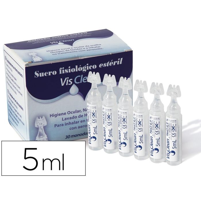 Suero Fisiologico Esteril Sentidos Monodosis 5 mL Caja De 30 Unidades