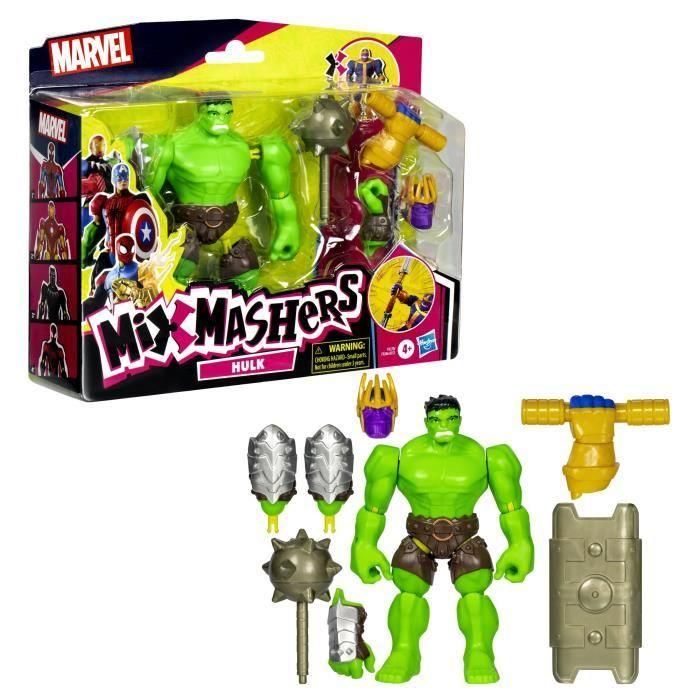 Hasbro F9270 Figura Avengers Mixmashers Deluxe Hulk Marvel coleccionable, piezas combinables, 16 puntos conexión, 12 cm 0 Hasbro F9270 Figura Avengers Mixmashers Deluxe Hulk Marvel coleccionable, piezas combinables, 16 puntos conexión, 12 cm 0