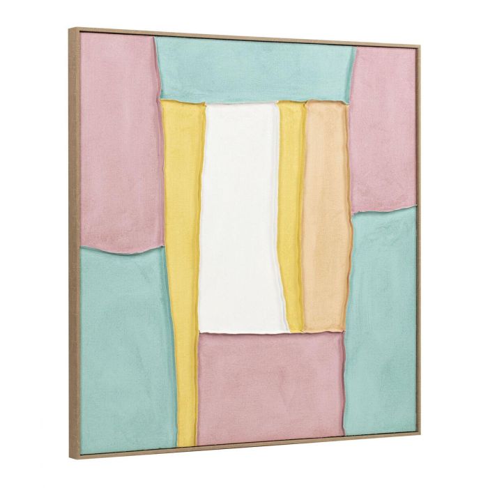 Cuadro Urban DKD Home Decor Rosa Turquesa 4.5 x 102 x 102 cm (2 Unidades) 3 Cuadro Urban DKD Home Decor Rosa Turquesa 4.5 x 102 x 102 cm (2 Unidades) 3