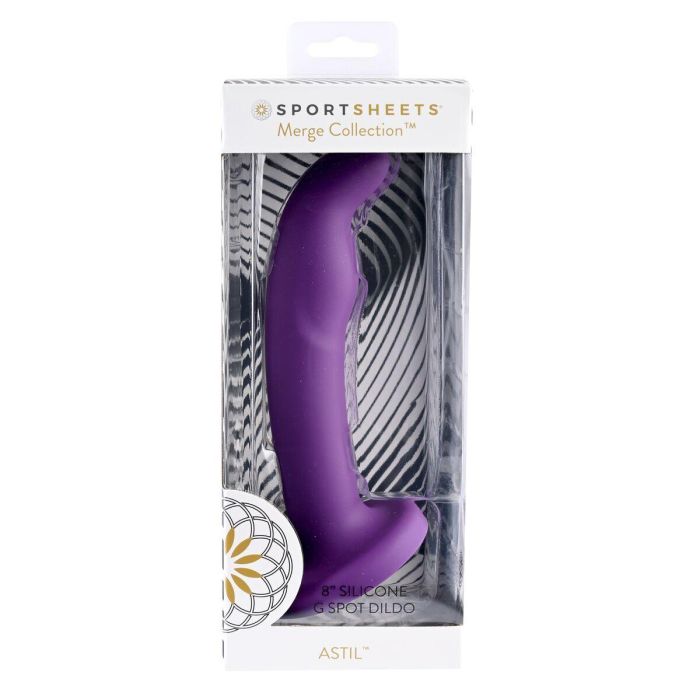 Vibrador Punto G Sportsheets Merge Collection Morado 1