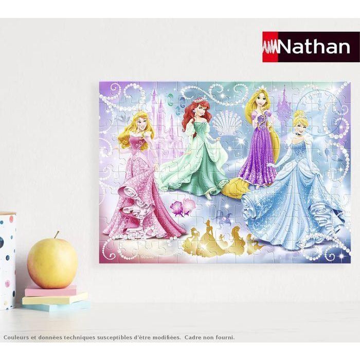 PRINCESAS DE DISNEY Rompecabezas de princesas brillantes - Disney 3 PRINCESAS DE DISNEY Rompecabezas de princesas brillantes - Disney 3
