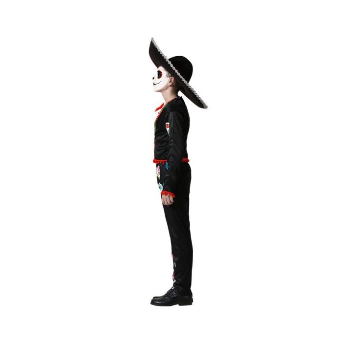 Disfraz Esqueleto Mejicano Mariachi Niño Infantil 10-12 Años 1 Disfraz Esqueleto Mejicano Mariachi Niño Infantil 10-12 Años 1