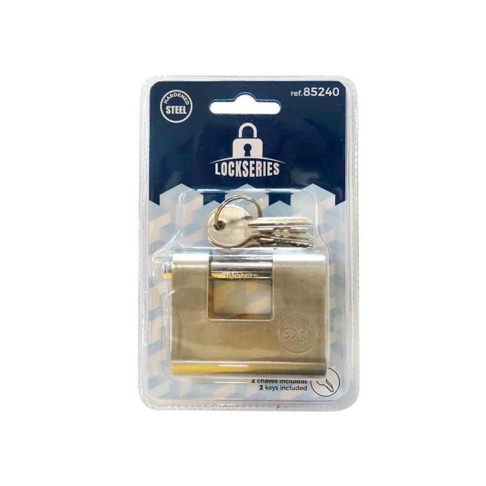 Candado de latón reforzado de seguridad 60 mm 1 Candado de latón reforzado de seguridad 60 mm 1