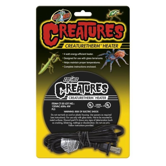 ZooMed Creatures Therm Heater 4 Wcalentador