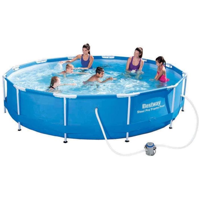 Bestway 56681 Piscina Desmontable Tubular Steel Pro 366x76 cm, TriTech, 6473 Litros Bestway 56681 Piscina Desmontable Tubular Steel Pro 366x76 cm, TriTech, 6473 Litros