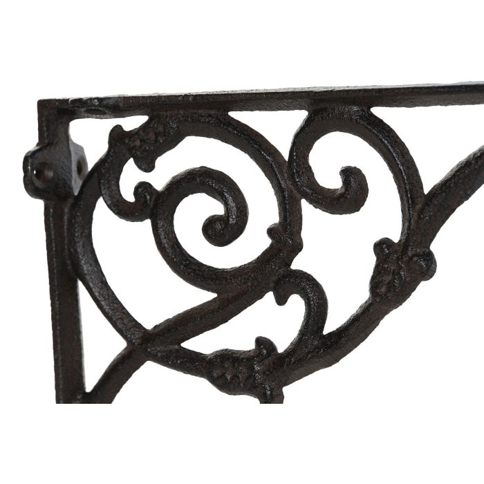 Soporte Terraza Y Jardin DKD Home Decor Marron Oscuro 3.2 x 15 x 24 cm (6 Unidades) 1