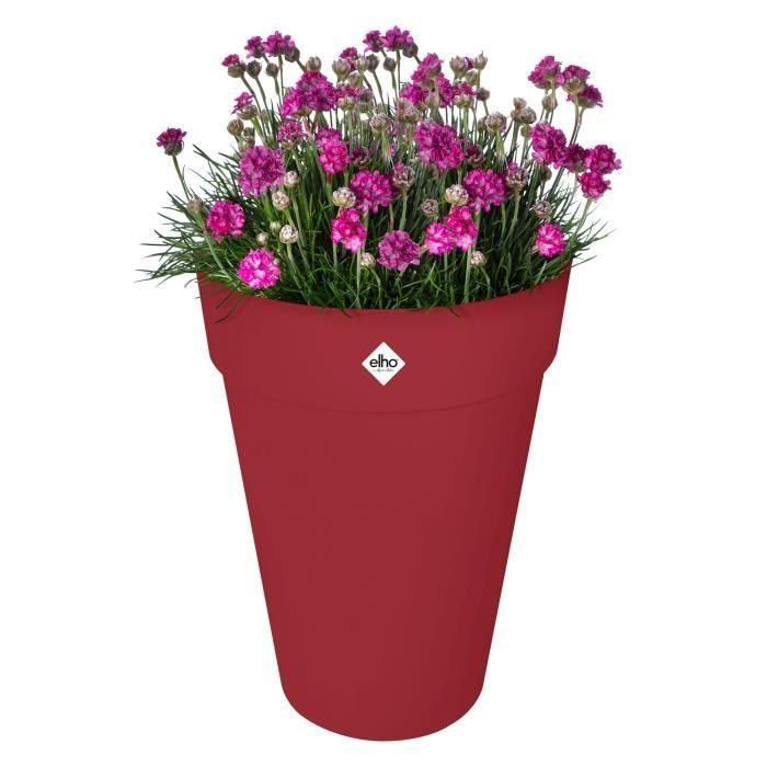 Maceta - Elho - Loft Urban Redonda - Altura 35 - Roja - L 34 x An 33,5 x Al 45 cm - Exterior - 100% reciclada 2 Maceta - Elho - Loft Urban Redonda - Altura 35 - Roja - L 34 x An 33,5 x Al 45 cm - Exterior - 100% reciclada 2