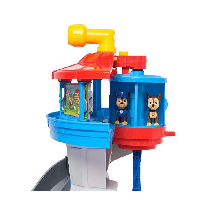 Centro de mando torre de control paw patrol. incluye 2 cachorros y cartgas de misión. 50 cm 2