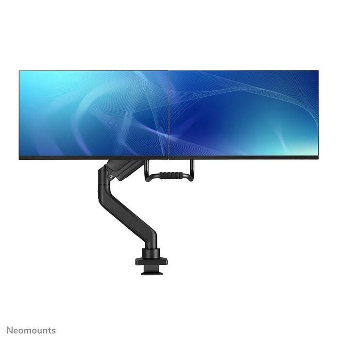 Neomounts DS75-450BL2 Soporte de Escritorio para 2 Monitores 17-32" con Resorte de Gas, Ajustable en Altura y Giro, Negro 12