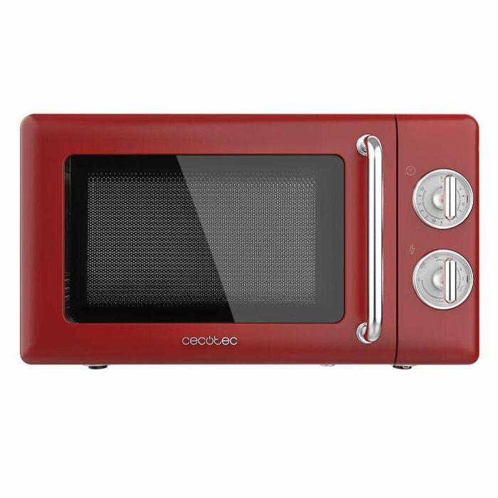 Cecotec 01710 Microondas con Grill 20 L 700 W para Encimera Rojo Acero Inoxidable 0 Cecotec 01710 Microondas con Grill 20 L 700 W para Encimera Rojo Acero Inoxidable 0