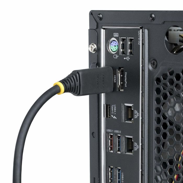 Adaptador Thunderbolt a USB-C Startech HDMI2-CABLE-GRIP-35F Negro 1 Adaptador Thunderbolt a USB-C Startech HDMI2-CABLE-GRIP-35F Negro 1
