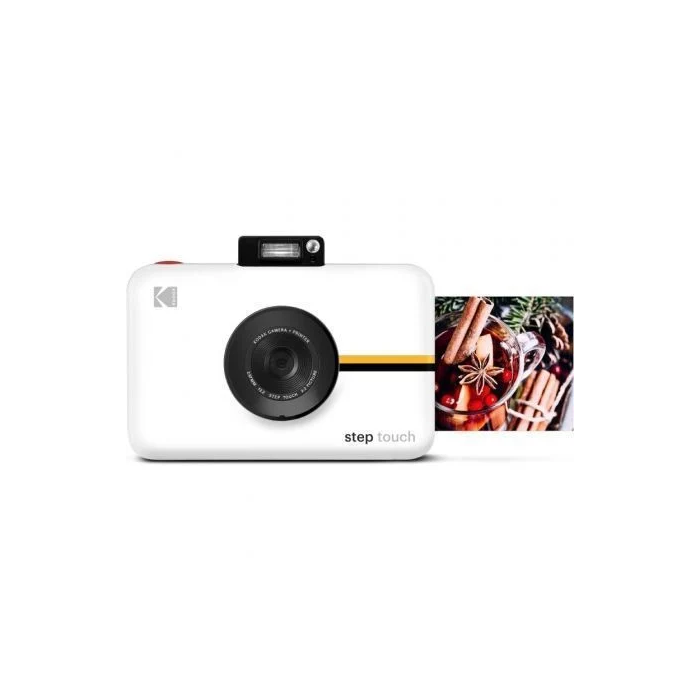 Kodak RODITC20W Cámara Digital Instantánea STEP Touch 13MP Impresora Bluetooth Pantalla Táctil LCD 3.5" Fotos 2"x3" Blanca