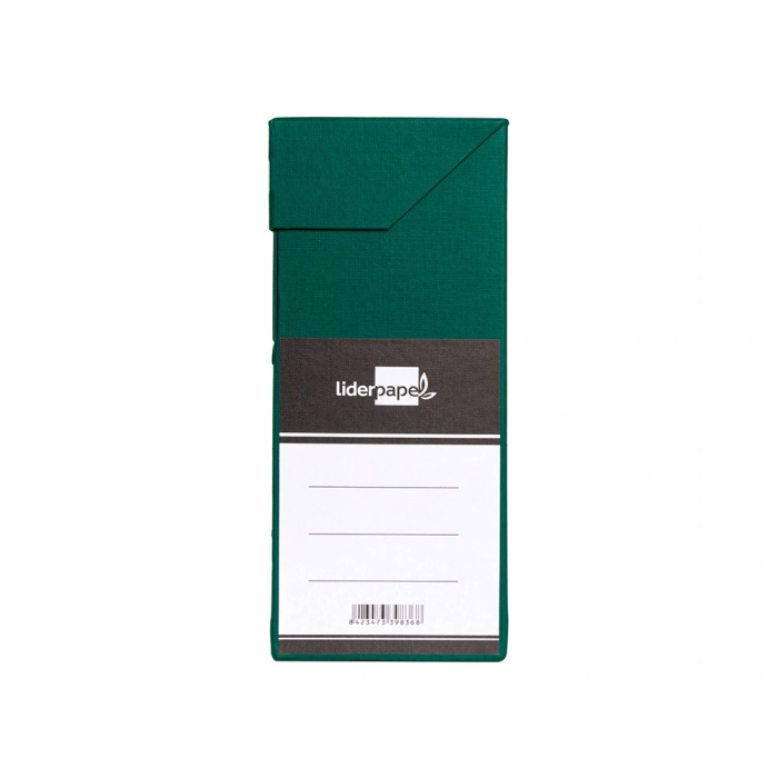 Liderpapel Caja Transferencia Folio Lomo 118 mm Verde 390x118x260 mm 2
