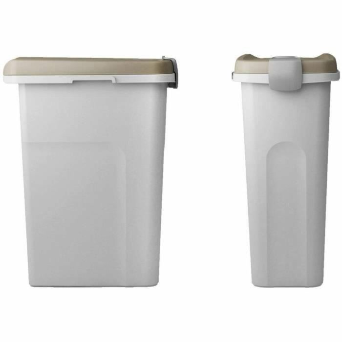 Kerbl STE8003507984516 Contenedor para Comida para Mascotas 25 Litros Marrón y Blanco 3 Kerbl STE8003507984516 Contenedor para Comida para Mascotas 25 Litros Marrón y Blanco 3