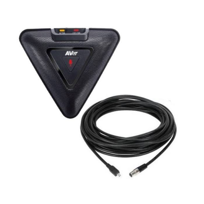 AVer Micrófono de Expansión con Cable de 20m para VB342PRO y VB350