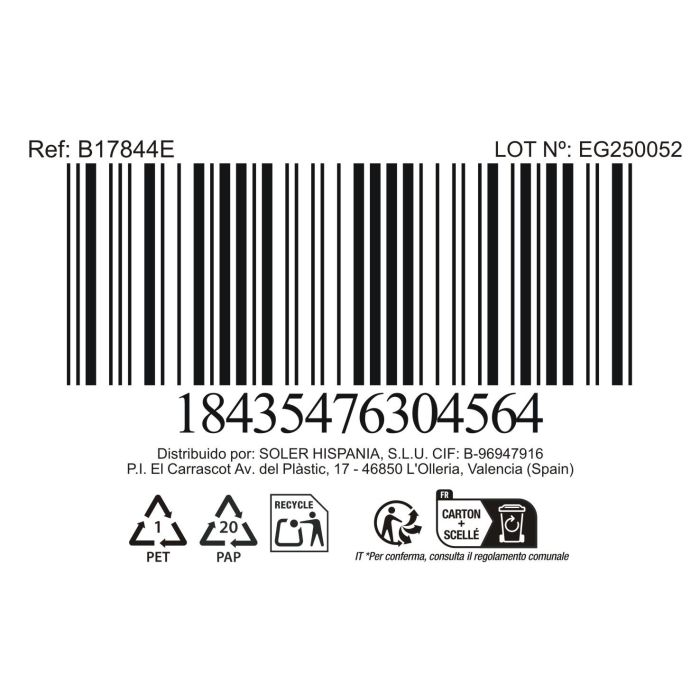 Inde Olla New Neron de Acero Inoxidable para Inducción, 28 cm (14 Litros) (4 Unidades) 1